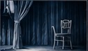 Vorhangmotiv als Platzhalter für Theaterstück mit Verlagsanbindung